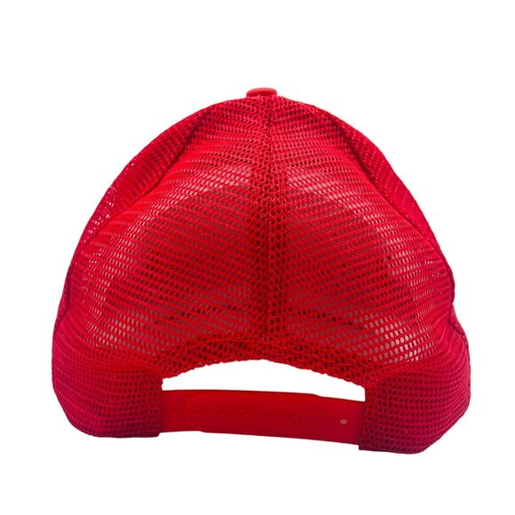 Vtg Chevron Drilling Technology Center Snapback Trucker Hat Cap Red - Picture 4 of 7